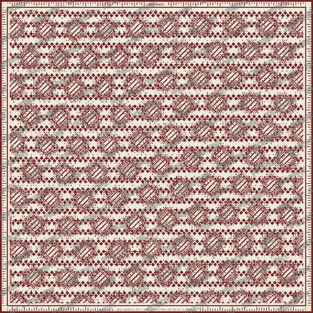 Clous Cells, Oxblood on bone