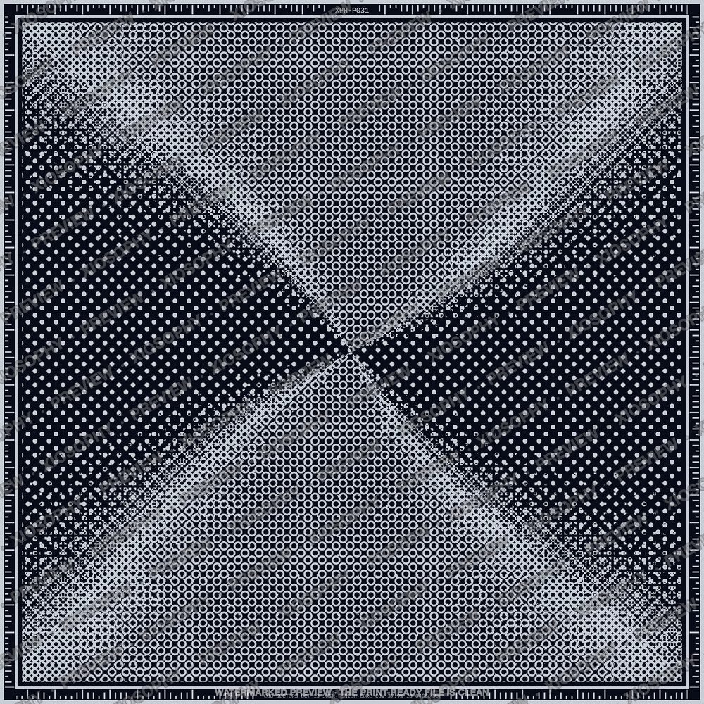 Perlage Grid Rays, Silver on midnight