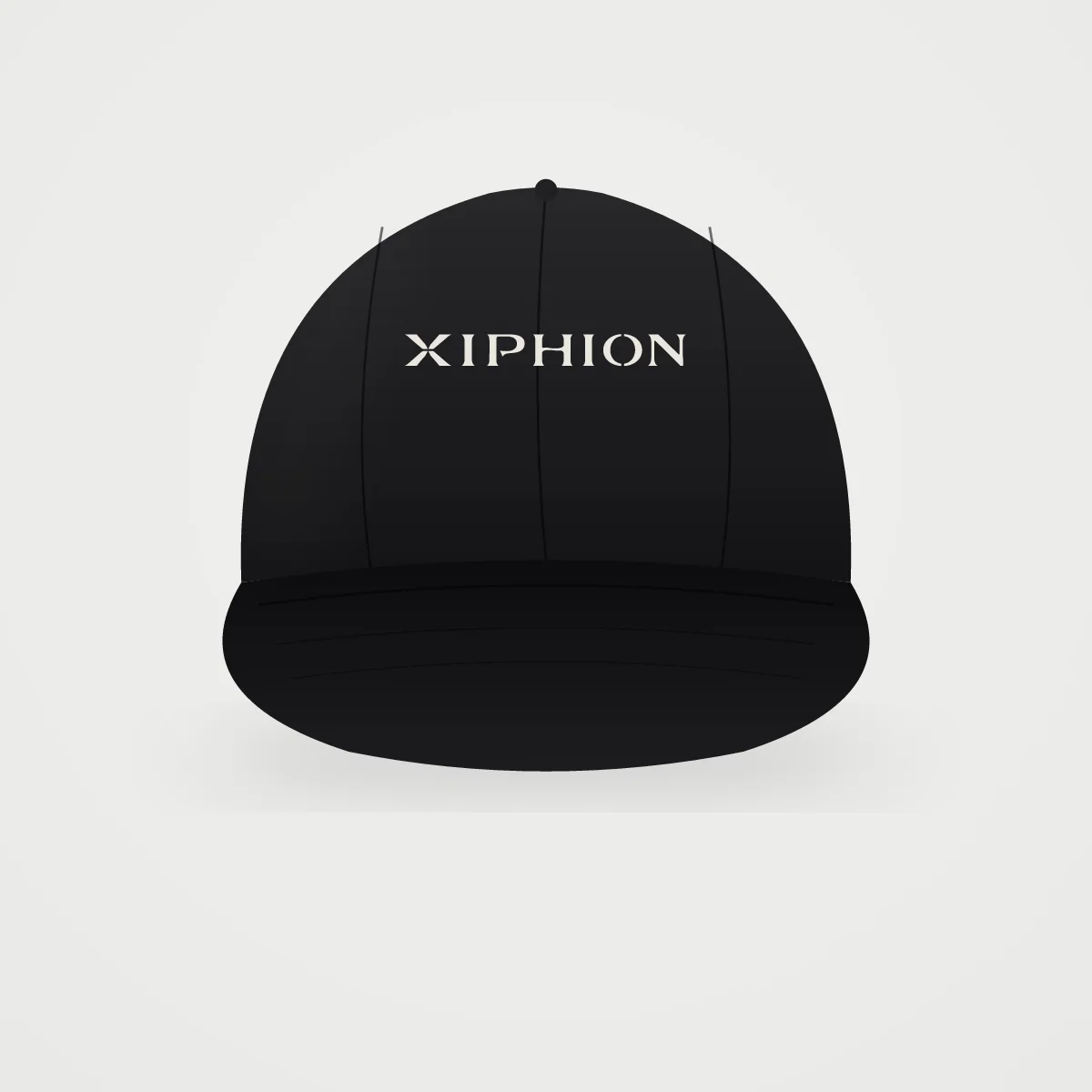XIPHION wordmark embroidered on a black cap