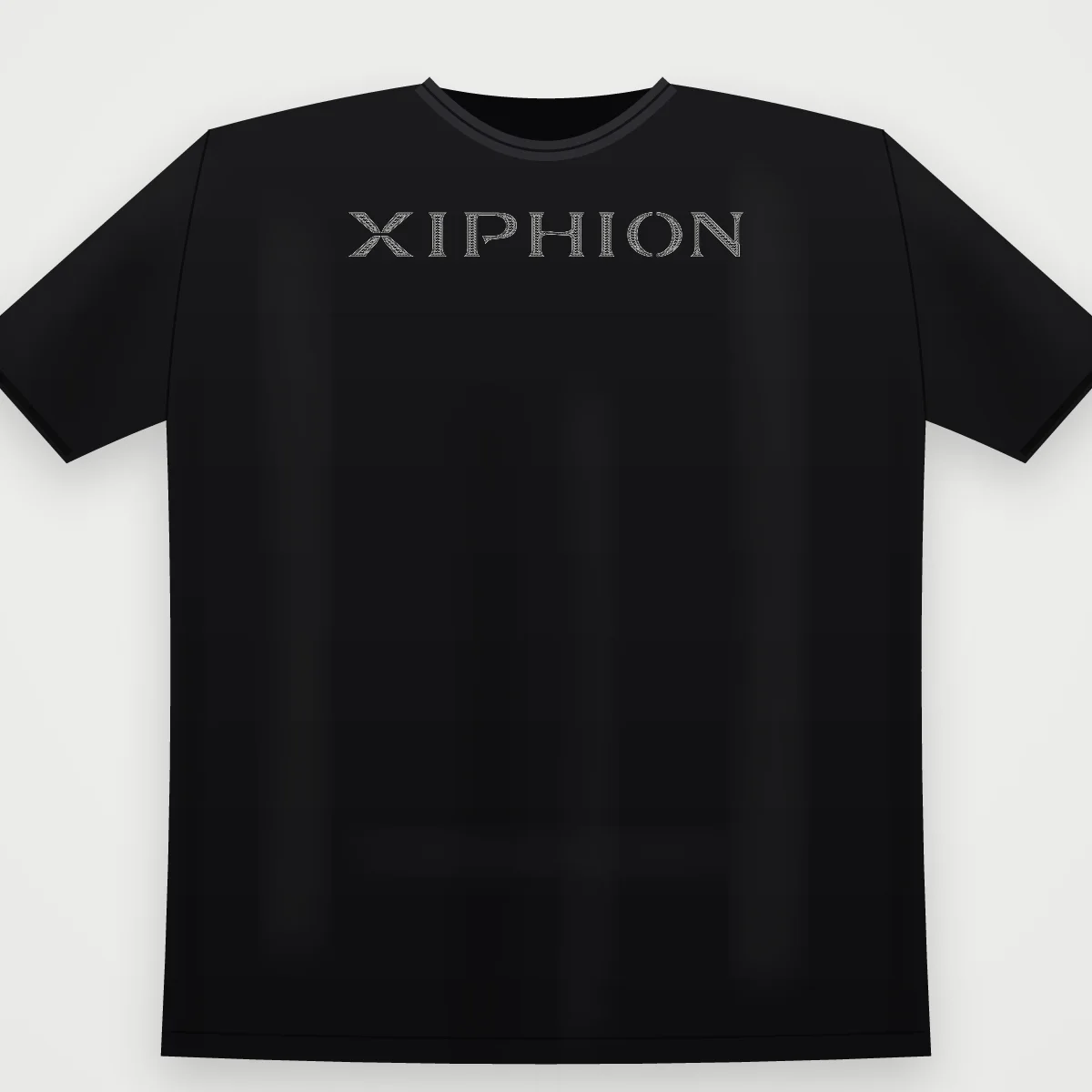 XIPHION Grid on a black tee